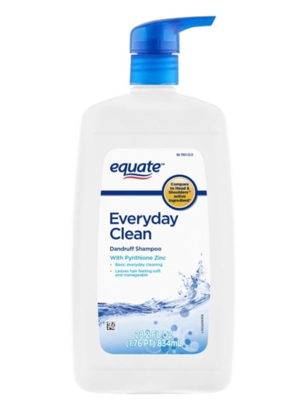 Equate Everyday Clean Nourishing Dandruff Shampoo, 28.2 fl oz,
